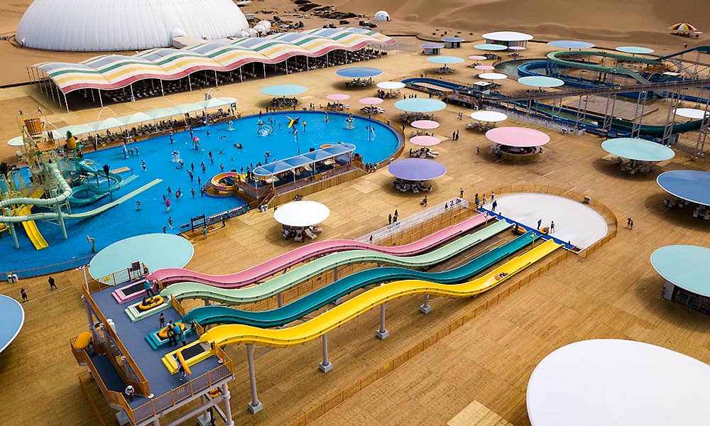 响沙湾水上乐园水上飞船 响沙湾水上乐园水上飞船